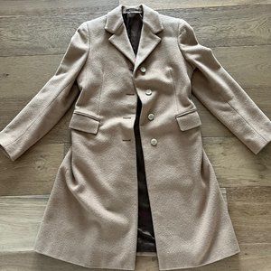 Custom Cashmere Jacket - handmade in NYC - light camel